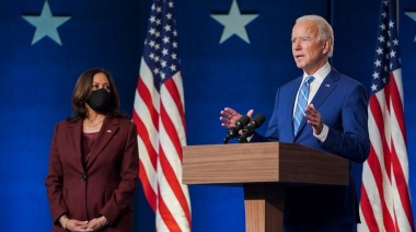 Desde Cañuelas la intendenta celebró el triunfo de Joe Biden