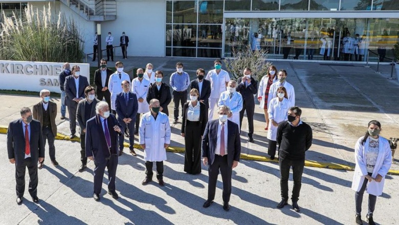 El Presidente visitó el Hospital Regional de Cañuelas