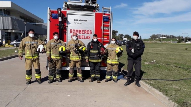 DÍA DEL TRABAJADOR: El presidente incluyó a los bomberos de Cañuelas en su saludo