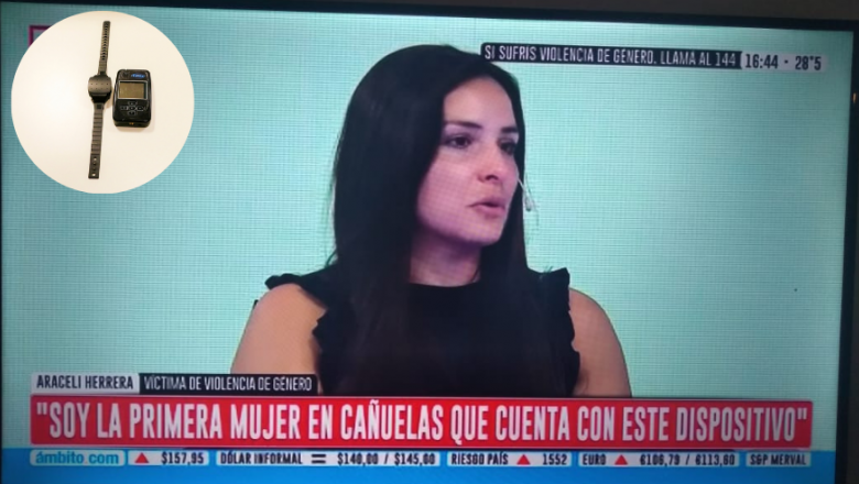 Araceli Herrera logró que le pusieran una tobillera electrónica a su expareja 