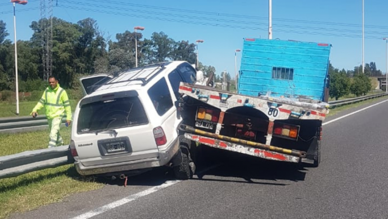 Mañana de choques y demoras en la Autopista Ezeiza-Cañuelas