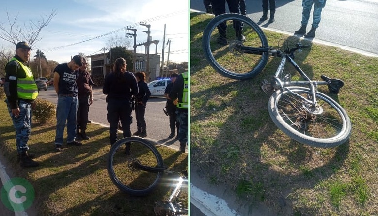 Intentaba robar una bicicleta y fue atrapado en un control de tránsito ...