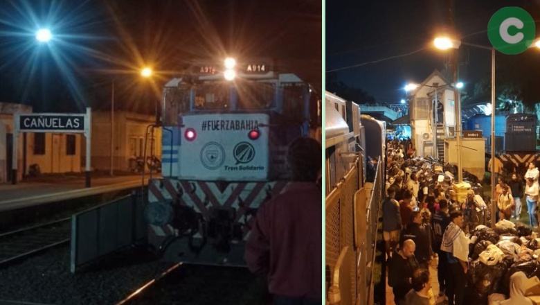 Emocionante: Mas de 10 vagones cargados de donaciones salieron para Bahía Blanca