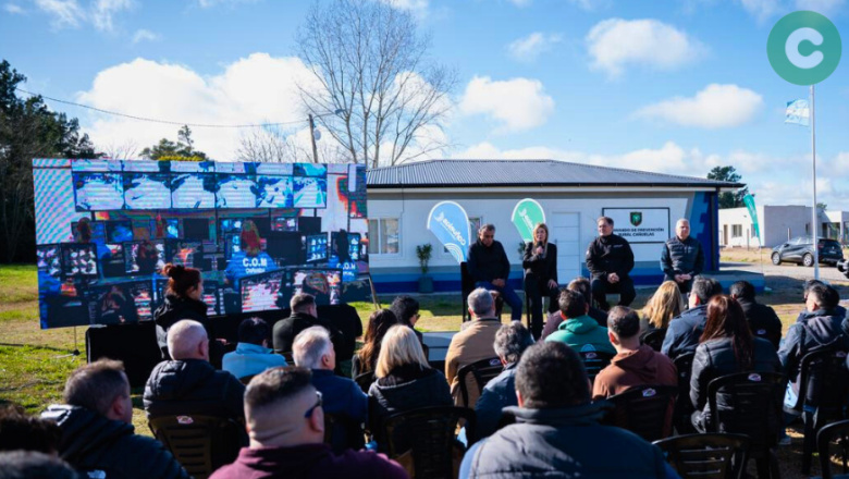 Inauguran el centro de prevención rural junto al Ministro de Seguridad de la provincia