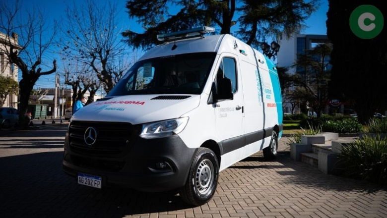 Nueva ambulancia de alta complejidad para el Hospital Marzetti