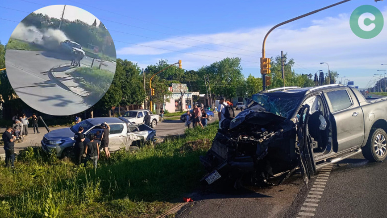Choque en cadena en la Ruta 3