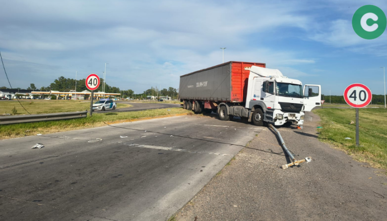 Despiste y corte de Ruta: Nuevas imágenes