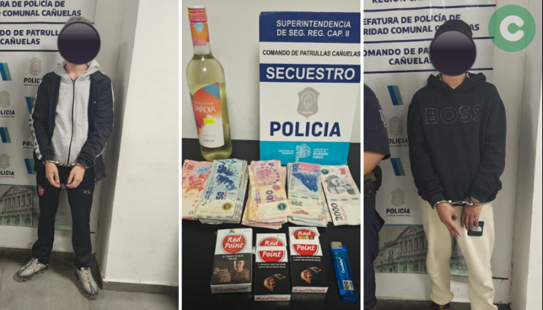 Dos menores atrapados por robar un comercio