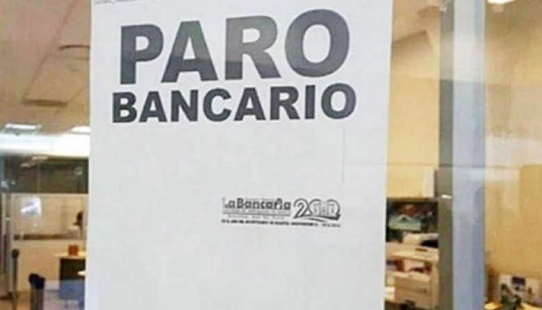 El lunes habrá paro de bancos