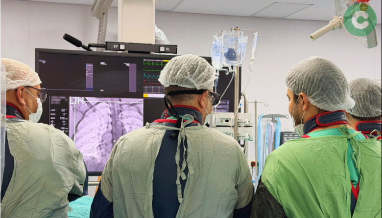 Primera intervención cardiovascular en paciente pediátrica en el HCANK