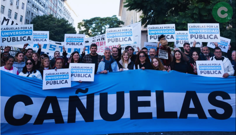 Cañuelas presente en el masivo reclamo universitario contra el Gobierno