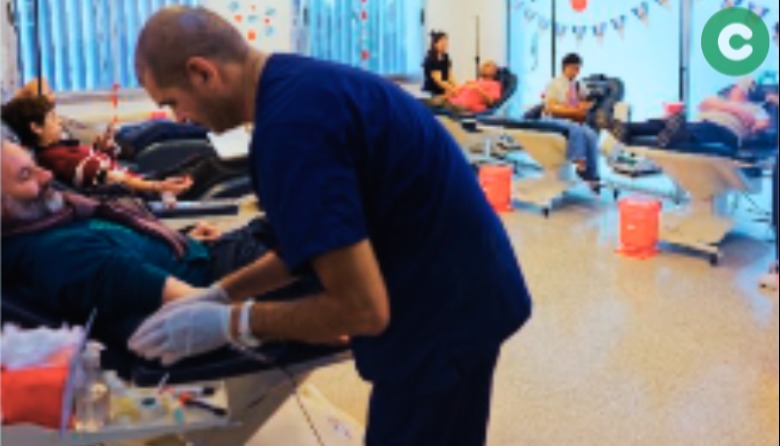 Cierre de la semana de donación de sangre voluntaria