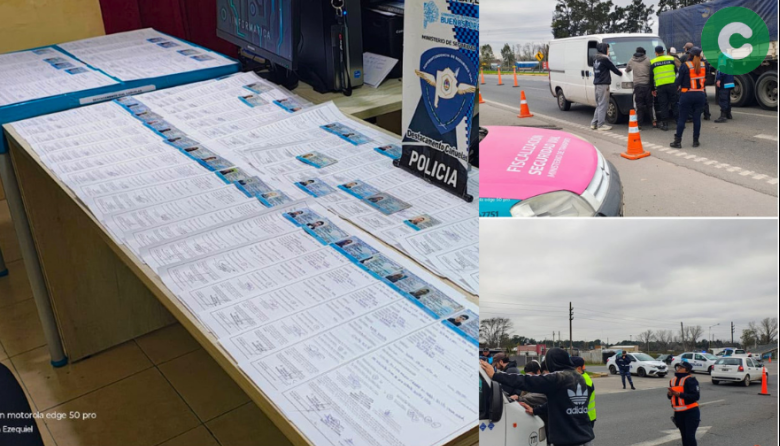Operativos en las principales rutas de acceso a Cañuelas