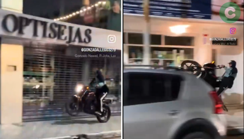 El viral más peligroso: Se filmó haciendo “Willy” por la vereda