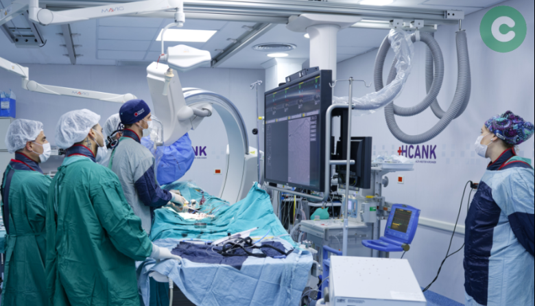 Utilizan un dispositivo de asistencia ventricular en una compleja intervención coronaria