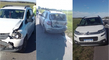 Accidente en cadena en la Ruta 205