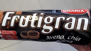 Retiran del mercado lotes de galletitas Frutigram
