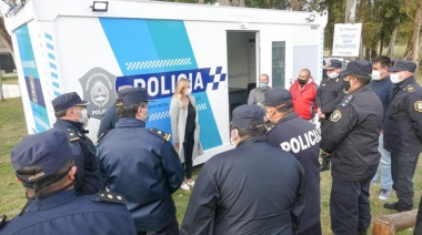 Colocan garita de seguridad el acceso de Máximo Paz