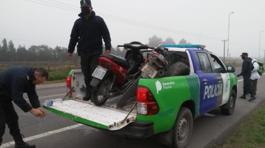 Mas de 15 motos secuestradas durante el fin de semana