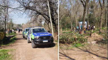 Diez detenidos durante el desalojo en Villa Adriana