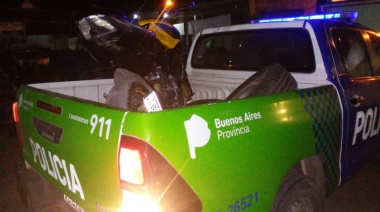 Circulaba en una moto robada y quedó detenida