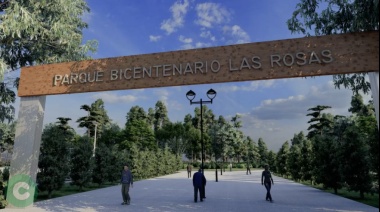 Anunciaron la creación del Parque del Bicentenario "Las Rosas"