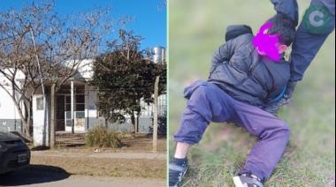 Roban a chicos en la puerta de un colegio