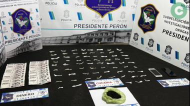 Allanamiento antidroga en el barrio La Unión