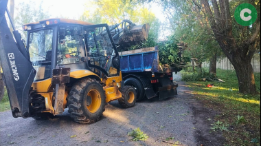 Continúan las tareas de reconstrucción luego del temporal