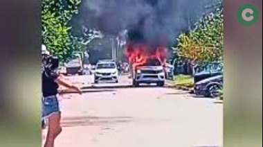 Un detenido por la destrucción y quema de patrulleros en Máximo Paz 