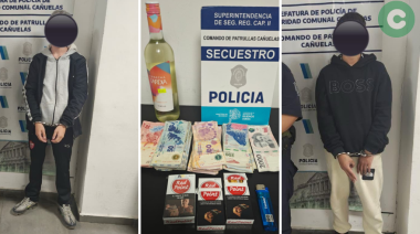 Dos menores atrapados por robar un comercio