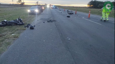 Impactante choque en la Ruta 205