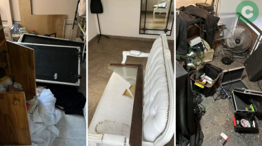 Robo en un salón de eventos