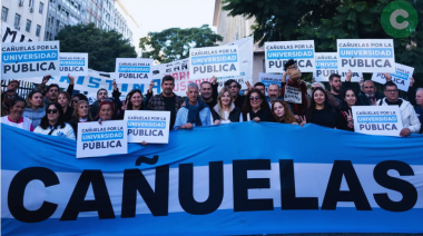 Cañuelas presente en el masivo reclamo universitario contra el Gobierno