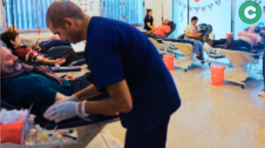 Cierre de la semana de donación de sangre voluntaria