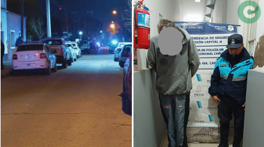 Violencia de género: Se atrincheró y amenazó a su familia durante varias horas