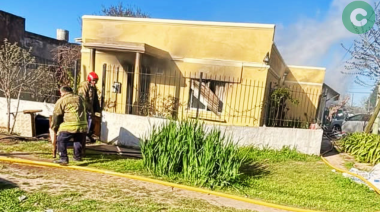 Incendio en una vivienda