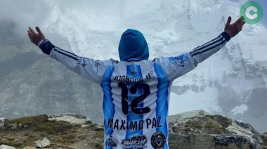 Un vecino de Máximo Paz comparte su travesía a los pies del Everest