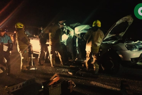 TRAGEDIA EN LA RUTA 205: FALLECIÓ EL CONDUCTOR QUE ESTABA HOSPITALIZADO