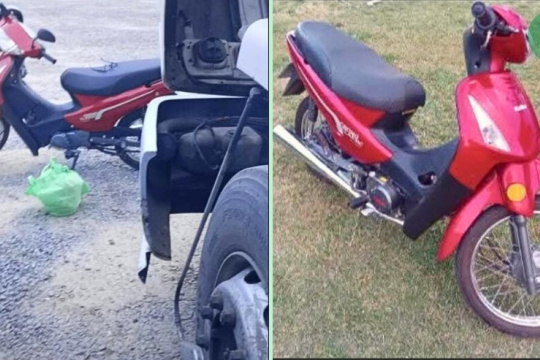 ROBO DE UNA MOTO DURANTE LA MADRUGADA