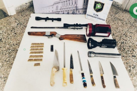TRES CAÑUELENSES DETENIDOS EN GONZALEZ CHAVES