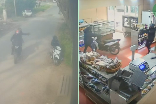 Ataque motochorro en Los Pozos: ¡Mira el video!