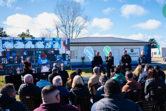 Inauguran el centro de prevención rural junto al Ministro de Seguridad de la provincia