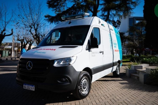 Nueva ambulancia de alta complejidad para el Hospital Marzetti