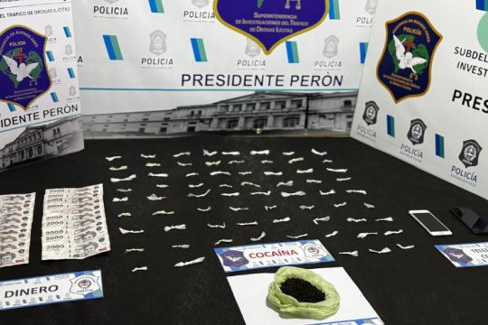 Allanamiento antidroga en el barrio La Unión