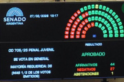 El Senado aprobó la baja de la edad de imputabilidad a 14 años