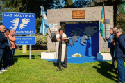 20 años del monumento a los veteranos de Malvinas en Plaza Belgrano