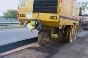 La Provincia retoma la obra de repavimentación de la Ruta 205