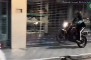 Identificaron al motociclista que realizó maniobras peligrosas en el centro de Cañuelas