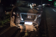 Chocó una camioneta en la autopista Ezeiza-Cañuelas